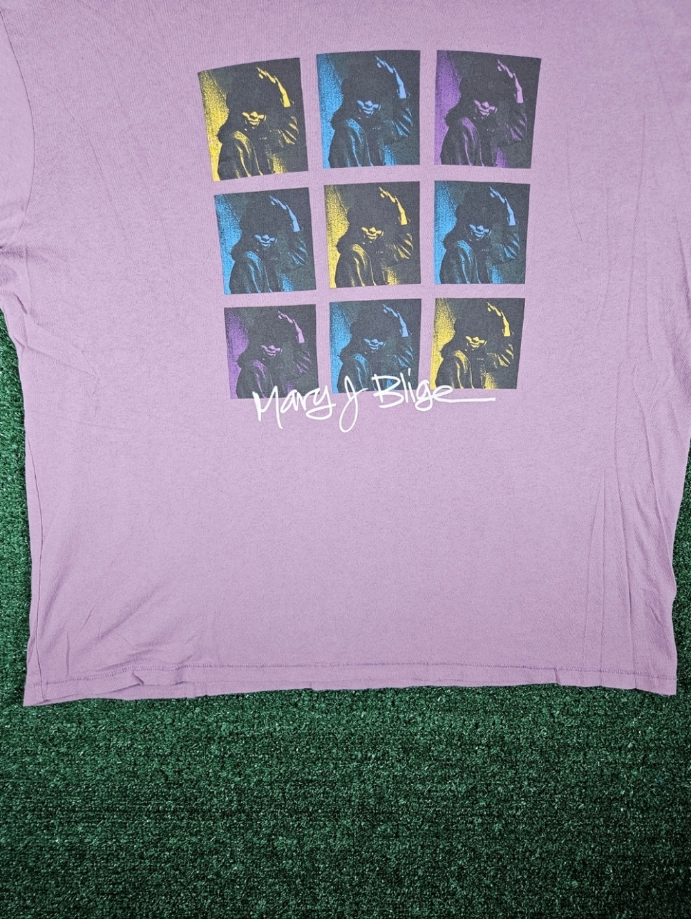 Old Navy Mary J. Blige Mauve Graphic T‑Shirt / Mens Size XL - Picture 5 of 9